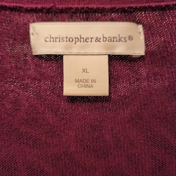 Christopher & Banks long sleeved cardigan - Picture 2 of 2